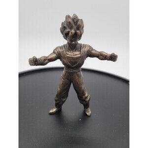 Dragon Ball Z-Goku SS Bronze Figure Burger King Meal Toy 5" 2000 Vintage